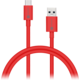 CONNECT IT Wirez COLORZ Kabel USB-C (Type C) - USB-A, 1 m, červený