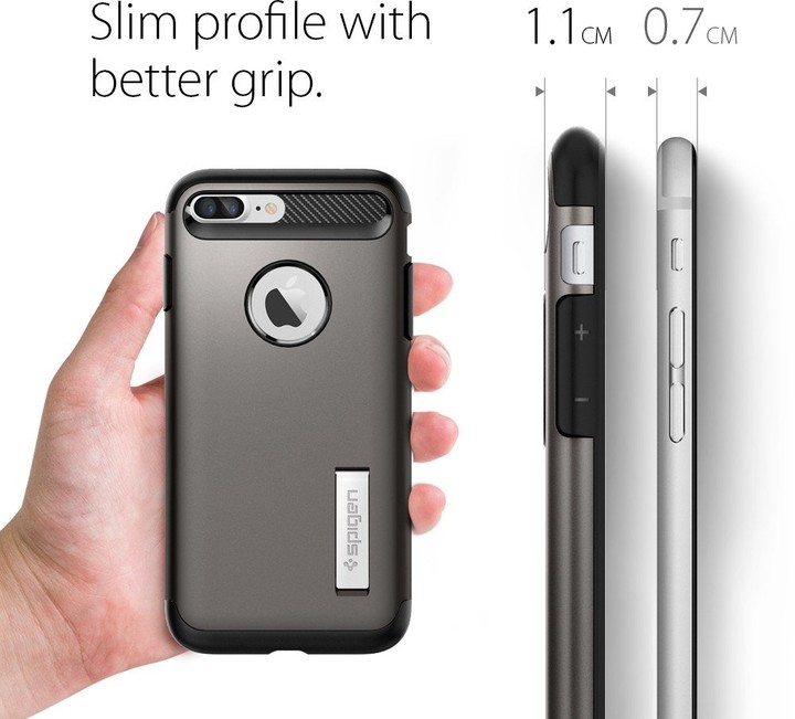 Spigen Slim Armor pro iPhone 7 Plus, gunmetal_124084292