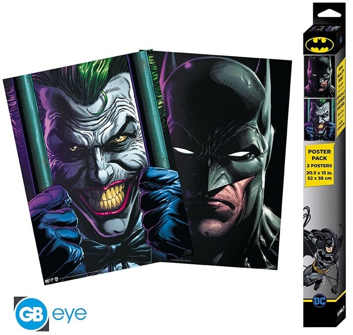 Plakát DC Comics - Batman snd Joker, Chibi set, 2ks, (52x38)_371382998
