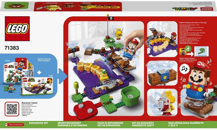 LEGO® Super Mario™ 71383 Wiggler a jedovatá bažina – rozšiřující set_1900345822