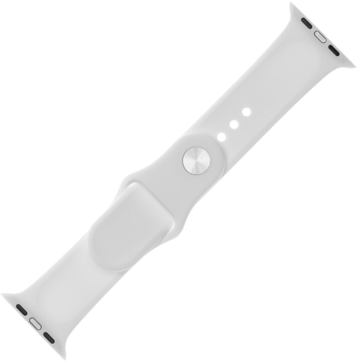 FIXED silikonový řemínek pro Apple Watch, 42/44mm, bílá_531330879