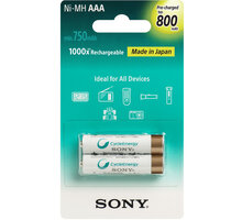 Sony NiMH nabíjecí baterie AAA / 800 mAh / 2 ks v blistru_1390881275