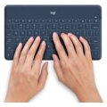 Logitech klávesnice k tabletu Keys-To-Go, bluetooth, holandština/angličtina, modrá_2098008519