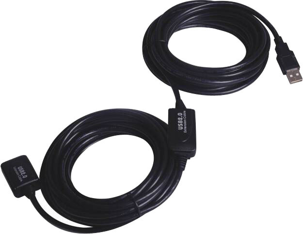 PremiumCord USB 2.0 repeater a prodlužovací kabel A/M-A/F 25m_784788240
