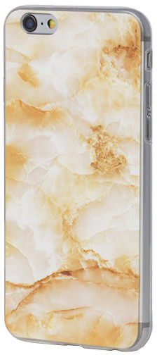 EPICO pružný plastový kryt pro iPhone 6/6S MARBLE - gold_456814320