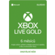 Microsoft Xbox Live zlaté členství 6 měsíců - elektronicky Poukaz 200 Kč na nákup na Mall.cz