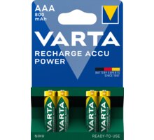 VARTA nabíjecí baterie Power AAA 800 mAh, 4ks - 56703101404
