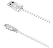 CELLY datový USB kabel s konektorem microUSB, bílý_2107819589
