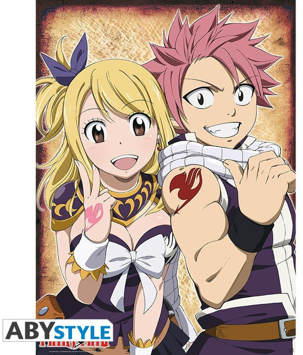 Plakát Fairy Tail - Natsu &amp; Lucy_1378993913