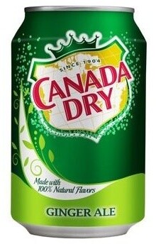Canada Dry ginger ale USA 355ml