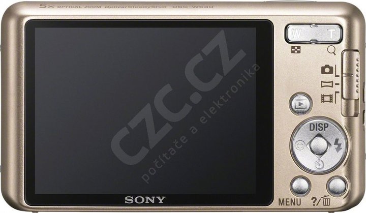 Sony Cybershot DSC-W630N, zlatá_36638676