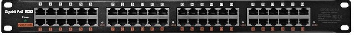 Conexpro POE-PAN24-GB, 24x100/1000, patch panel , pasivní PoE, rack 19&quot;_980940053