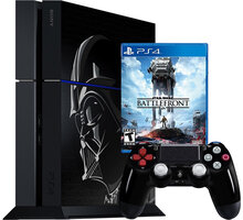 PlayStation 4, 1TB, černá + Star Wars Battlefront_1465769569