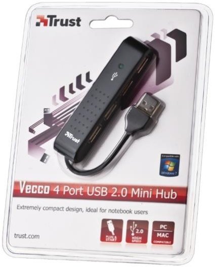 Trust 4 Port USB2 Mini Hub HU-4440p_348557993