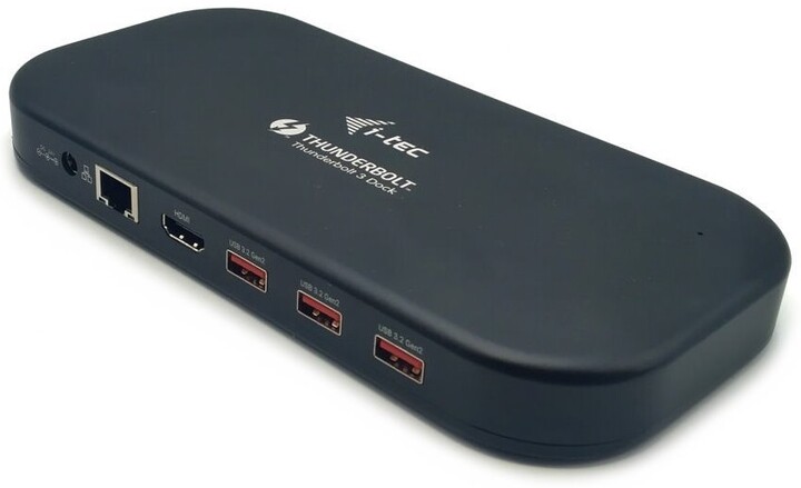 i-tec dokovací stanice Thunderbolt 3/USB-C Dual 4K, PD 60W + USB-C to DisplayPort kabel 1.5m_1374425912