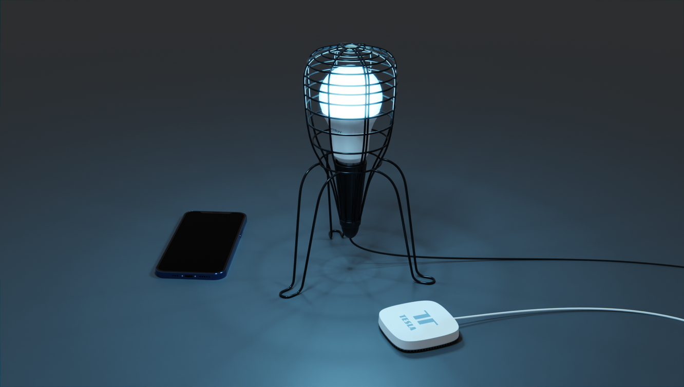 Chytrá žárovka TechToy Smart Bulb RGB 9W E14 ZigBee