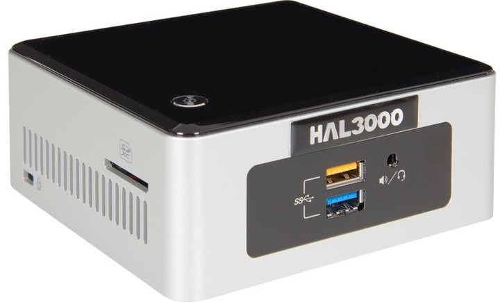 HAL3000 NUC Kit Celeron, černostříbrná_973800920