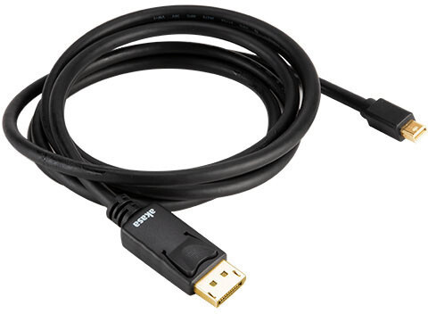 Akasa kabel Mini DisplayPort - DisplayPort, M/M, 8K@60Hz, 2m, černá