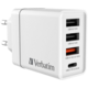 Verbatim síťová nabíječka, 3x USB-A, USB-C, 30W, bílá_575017595