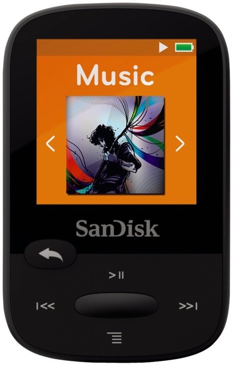 SanDisk Sansa Clip Sports 4GB, černá_1642345691