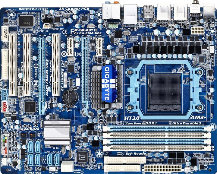 Gigabyte ga 870a ud3 не запускается