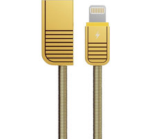 Remax RC-088i, datový kabel na iPhone 5,6,7,SE, délka 1m, zlatá_1894223690