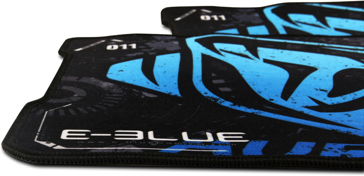 E-Blue Auroza, M, herní, látková, černo-modrá