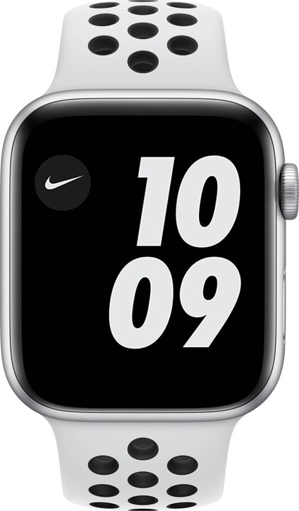 Apple Watch Nike SE, 44mm, Silver, Pure Platinum/Black Nike Sport Band_1856143374