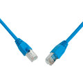 Solarix Patch kabel CAT5E SFTP PVC 0,5m modrý snag-proof
