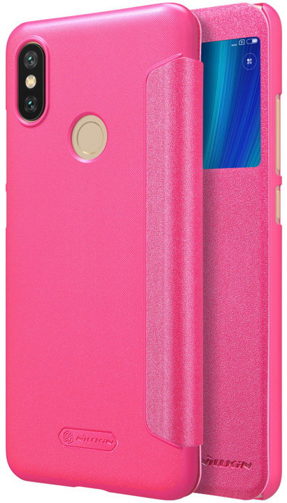 Nillkin Sparkle S-View Pouzdro pro Xiaomi Mi A2, růžový_1191097044