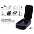 Screenshield UV sterilizátor pro mobilní telefony a drobné předměty, černá_977704440