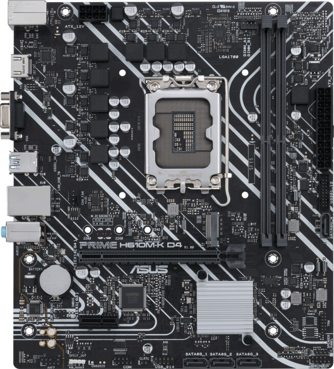 ASUS PRIME H610M-K D4 (DDR4) - Intel H610_1004659586