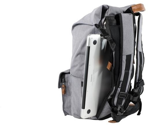 PKG Concord Laptop Backpack 15&quot; batoh na notebook, světle šedá_760993308