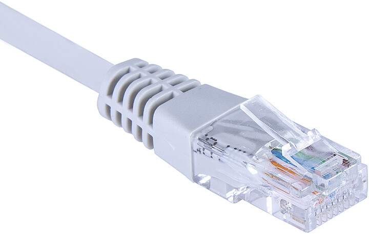 Masterlan COMFORT patch kabel UTP, Cat6, 0.25m, šedá_436993773