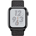 Apple Watch Nike+ Series 4, 44mm, pouzdro z vesmírně šedého hliníku/černý provlékací řemínek_1004828066
