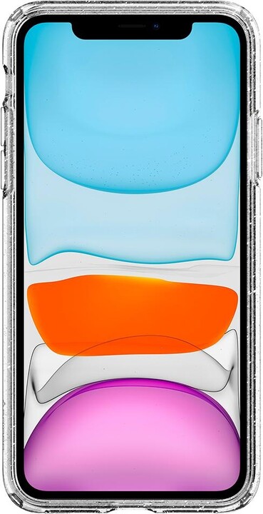 Spigen Liquid Glitter iPhone 11, čiré_146875659