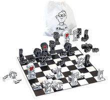 Desková hra Šachy Keith Haring, dřevěné Poukaz 200 Kč na nákup na Mall.cz