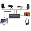 PremiumCord HDMI switch 4:1 s audio výstupy (stereo, Toslink, coaxial)_1808696705