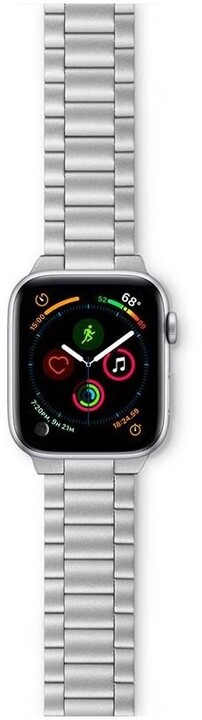 Epico ocelový náramek pro Apple Watch 42/44/45 mm, stříbrná_508622729