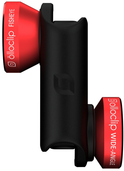 Olloclip 4in1+2 clear cases, red/black - i6/i6+_152622618