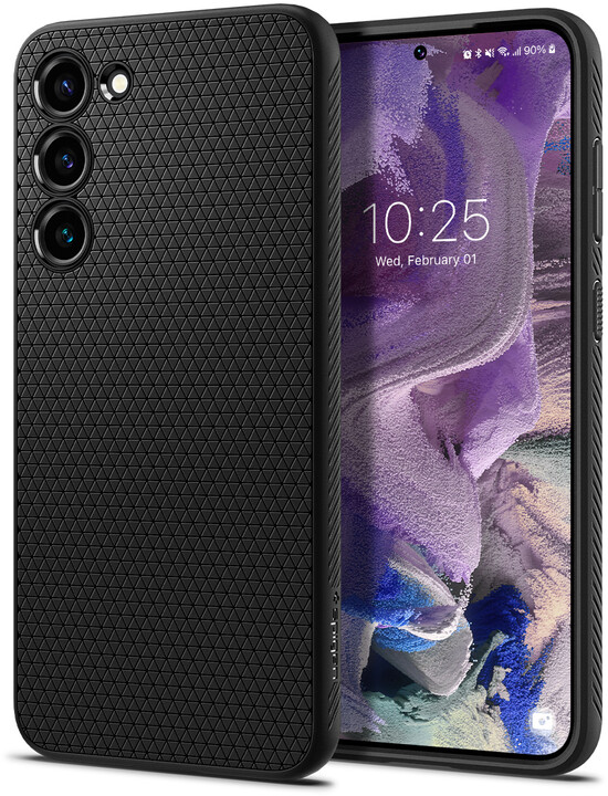 Spigen ochranný kryt Liquid Air pro Samsung Galaxy S23, černá_1805401109