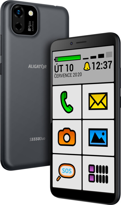 Aligator S5550 Senior, 2GB/16GB, Black_179350175