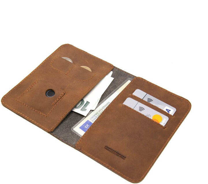 FIXED peněženka Smile Wallet XL se smart trackerem, hnědá_377509820