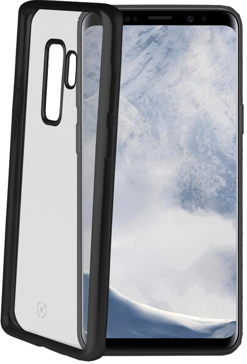 CELLY Laser TPU pouzdro - lemování s matným kovovým efektem pro Samsung Galaxy S9, černé_296027017