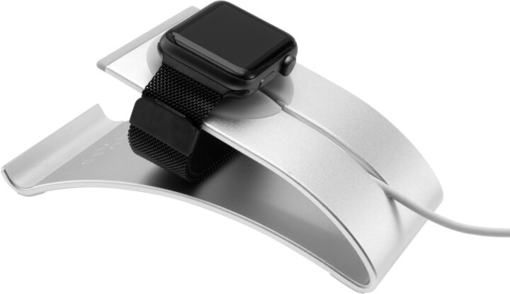 FIXED stojánek Frame Watch pro Apple, univerzální, stříbrná_1537486131