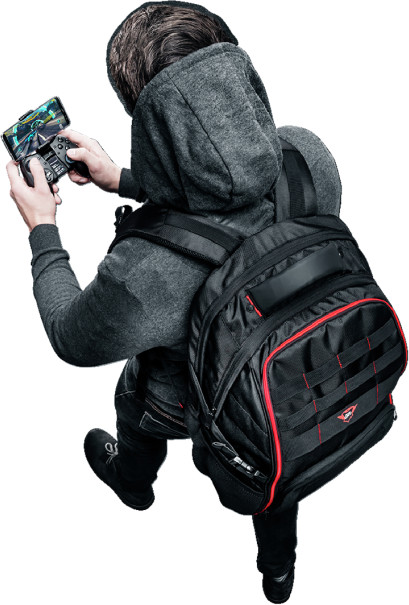Trust GXT 1250 Hunter Gaming Backpack, černá_1651776126
