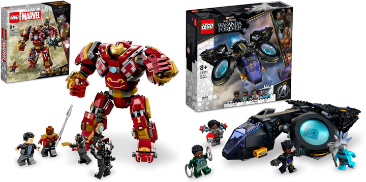 Extra výhodný balíček LEGO® Marvel 76247 Hulkbuster: Bitva o Wakandu a 76211 Shuriin tryskáč Sunbird_2068721952