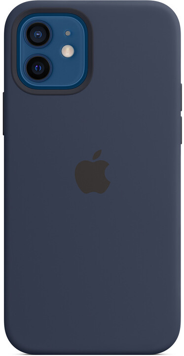 Apple silikonový kryt s MagSafe pro iPhone 12/12 Pro, tmavě modrá_1733637992