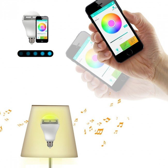 MiPow Playbulb™ Color chytrá LED Bluetooth žárovka s reproduktorem_2093063082