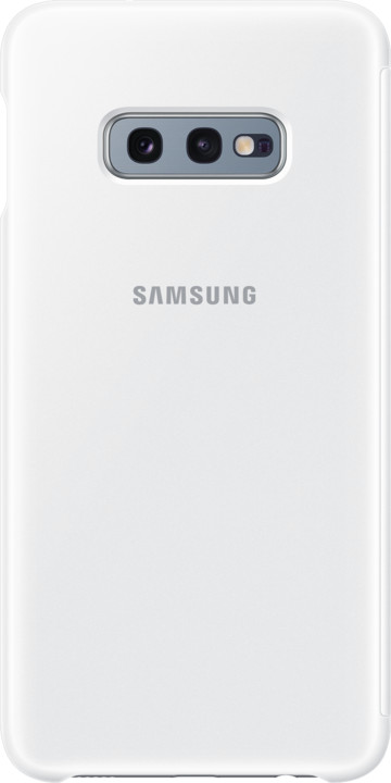 Samsung Clear View flipové pouzdro pro Samsung G970 Galaxy S10e, bílá_650690521